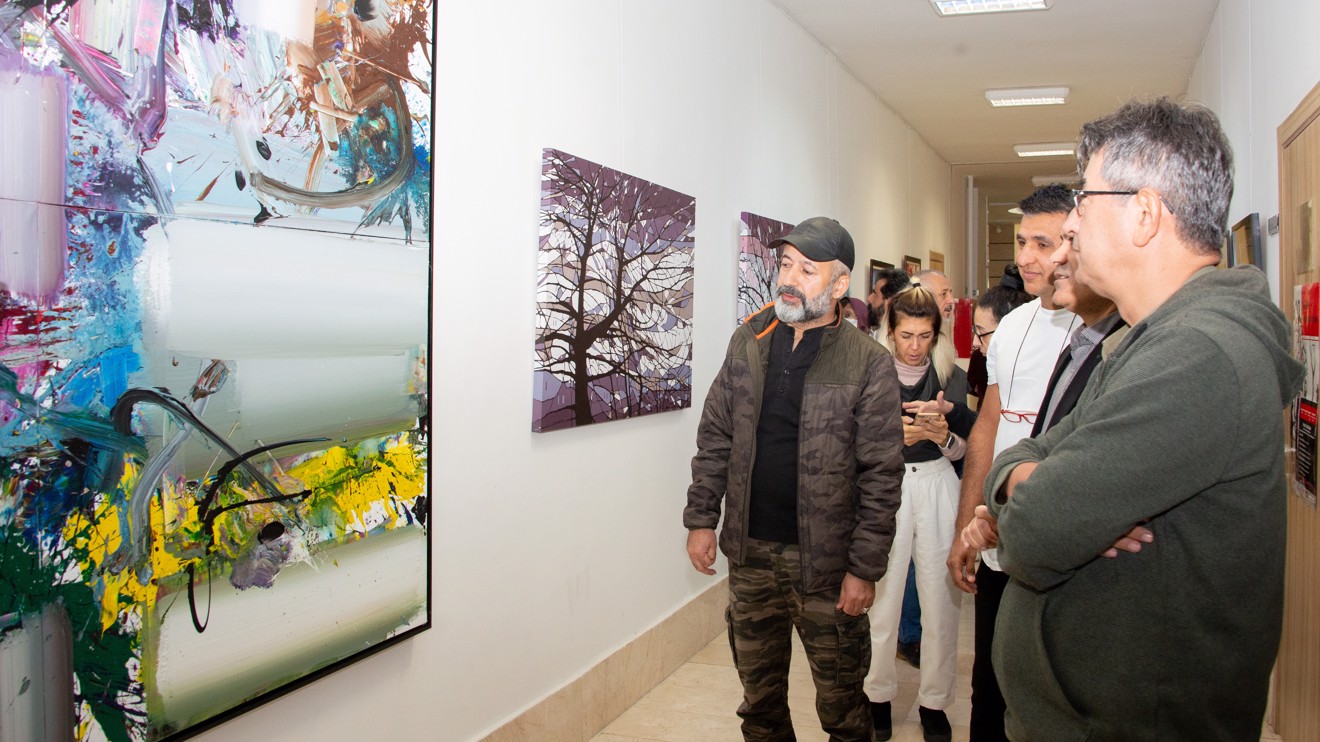 Selçuk Üniversitesinde Cumhuriyet Bayramı Resim Sergisi